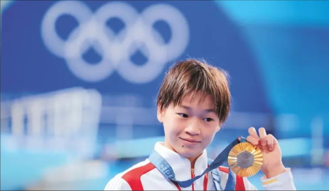 运动员突破自身极限，勇夺桂冠！